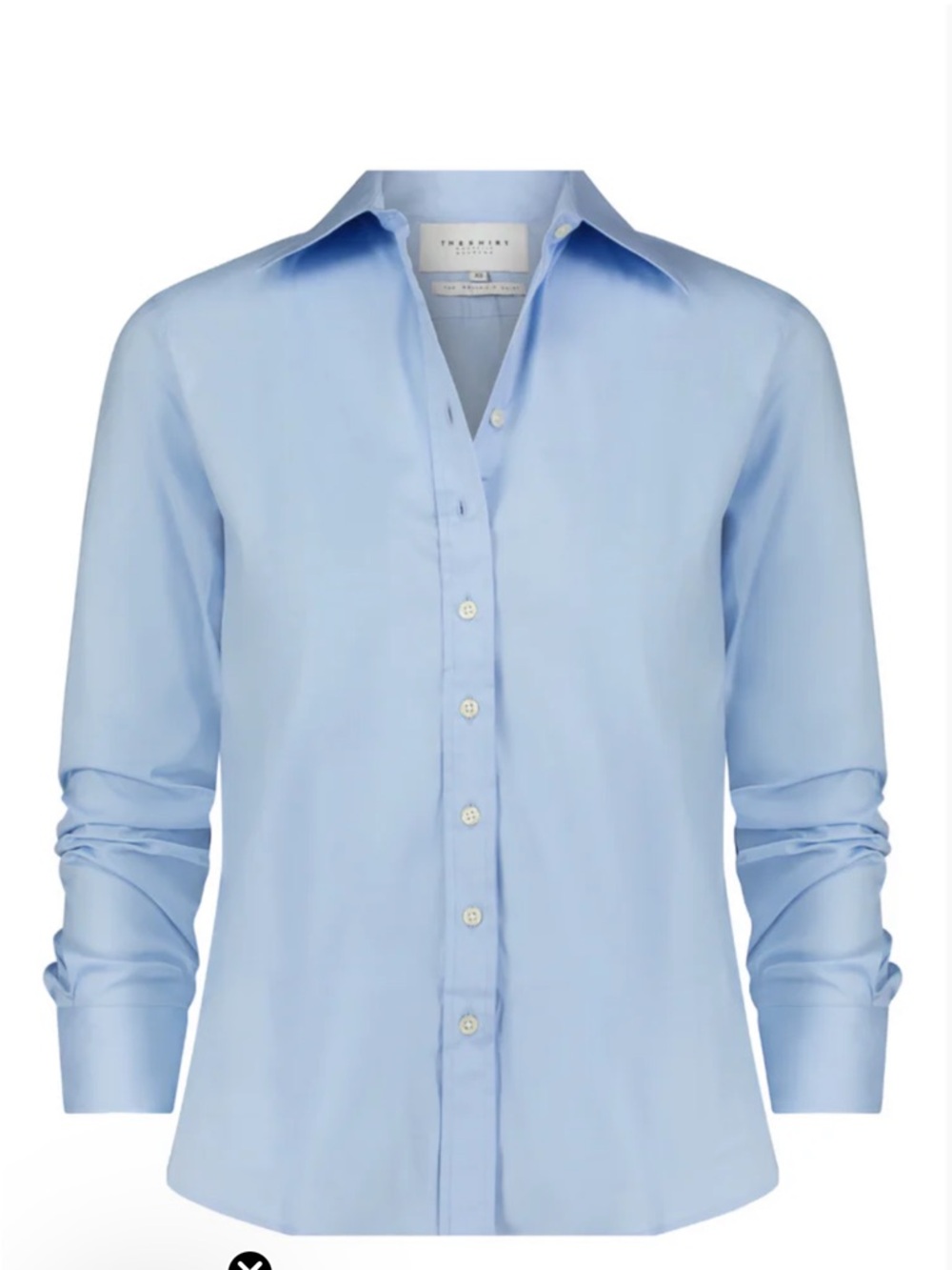 NWT The Jet Set Boyfriend Shirt in Blue Dawn - Picture 7 of 15